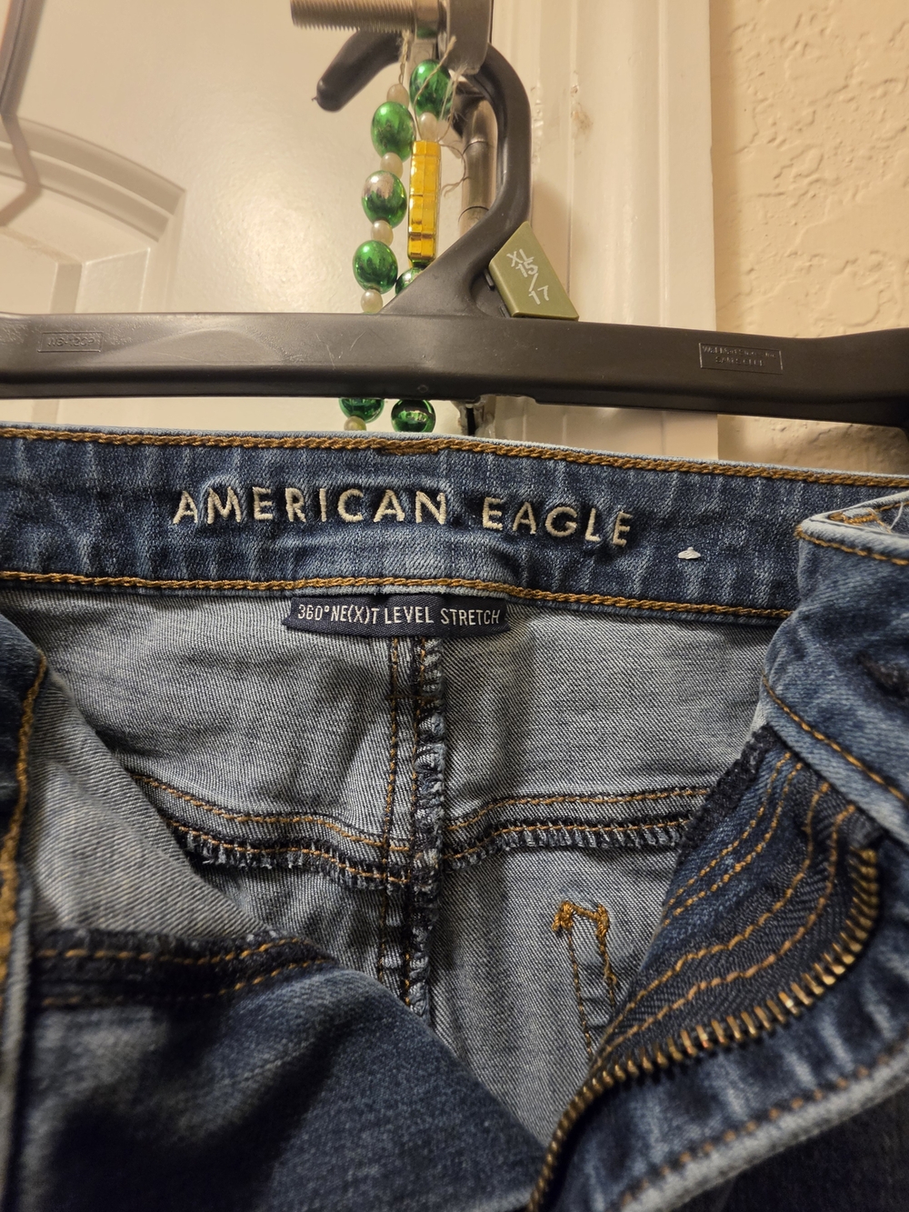 American Eagle Outfitters Women's Blue Stretch Jeans